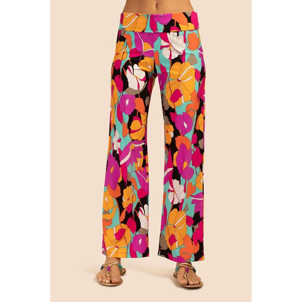 Trina Turk Multicolor Floral Swim Coverup Pants